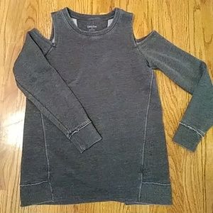 Calvin Klein cold shoulder sweatshirt